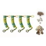 DSIT DS-Earthset Juego de puesta a tierra para parabólicas y antenas - cable de tierra de cobre de 10m, abrazadera de mástil galvanizada, conforme a DIN-VDE