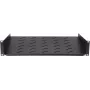 DSIT DS-FH2U450 Estante fijo 2U para armarios de pared de 600 mm de profundidad, 450 mm de profundidad, negro