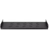 DSIT DS-FH45 Estante fijo para armarios de pared de 450 mm de profundidad, 1U, negro