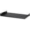 DSIT DS-FH45 Estante fijo para armarios de pared de 450 mm de profundidad, 1U, negro