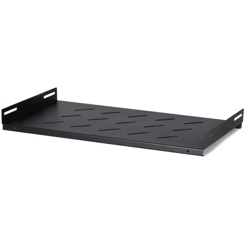 DSIT DS-FH45 Estante fijo para armarios de pared de 450 mm de profundidad, 1U, negro