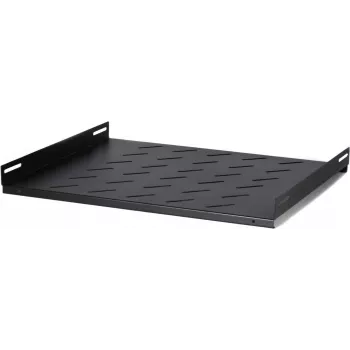 DSIT DS-FH60Wand Estante fijo 1U para armarios de pared de 600 mm de profundidad, 25 kg de carga, negro
