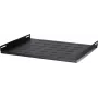 DSIT DS-FH60Wand Estante fijo 1U para armarios de pared de 600 mm de profundidad, 25 kg de carga, negro