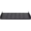 DSIT DS-FH60Wand Estante fijo 1U para armarios de pared de 600 mm de profundidad, 25 kg de carga, negro