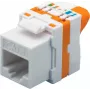 DS-IT Toma Keystone CAT6 UTP sin herramientas Twist (DS-KC-UTP6-TL-T)