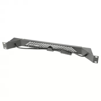 DSIT Lámpara LED cuello de cisne 19 inch blanca - Lámpara XLR flexible para mesas de mezclas y racks