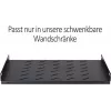 DS-IT Estante fijo para armarios de pared abatibles de 600 mm de profundidad, 1U, gris claro