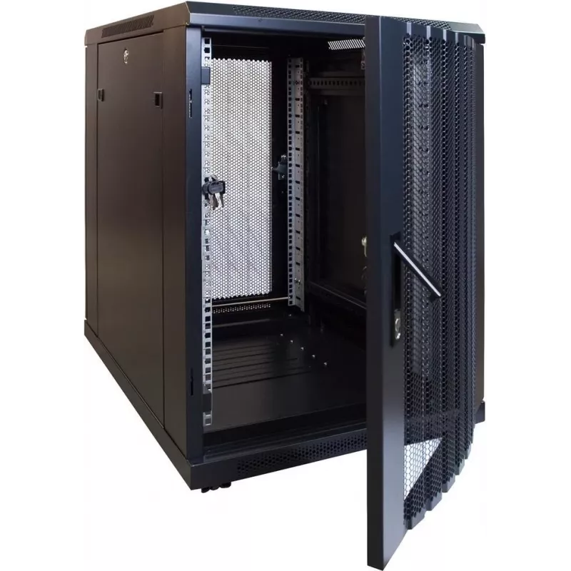 DSIT Armario mini servidor 15U con puerta frontal perforada 600x600x860 mm (DS6615PP-MINI)