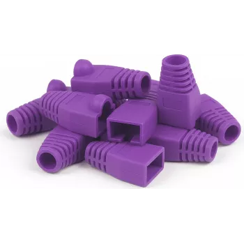 DSIT DANICOM funda de alivio de tracción RJ45 lila pack de 10