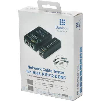 DSIT DC-CABLETEST-PRO comprobador de cables de red para U/UTP, F/UTP y SF/UTP, Cat5/Cat6