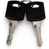 DSIT Juego de llaves de repuesto para puertas de armarios de servidor exteriores (9U-22U) - 2 llaves, DS-KEY-OUT-M