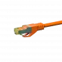 DSIT Cable de red Cat.7 S/FTP RJ45, 0,25 m, naranja
