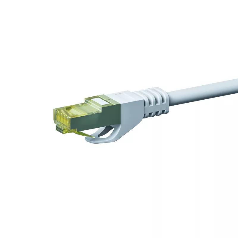 DSIT Cable de parcheo de red Cat.7 S/FTP PiMF RJ45, 0,50 m, blanco