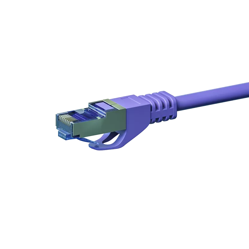 DSIT cable de red CAT 6a LSOH - S/FTP - 3 metros - violeta (DC-6A8-030)