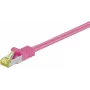 DSIT cable de red Cat.7 S/FTP PiMF RJ45, rosa, 5 m
