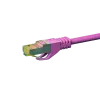 DSIT cable de red Cat.7 S/FTP PiMF RJ45, rosa, 20 m