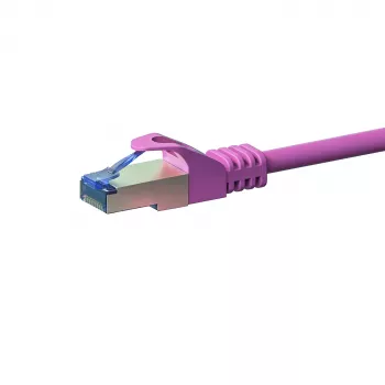 DSIT cable de red CAT 6a LSOH - S/FTP - 10 metros - rosa - cable patch