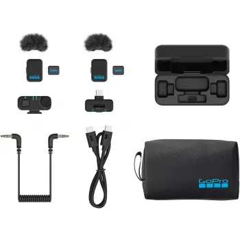 GoPro set completo de micrófono inalámbrico, EU (AWMIC-010-EU)