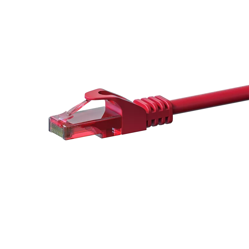 DSIT CAT6 cable de red 100% cobre - U/UTP - 7,5 m - rojo (DC-65-075)
