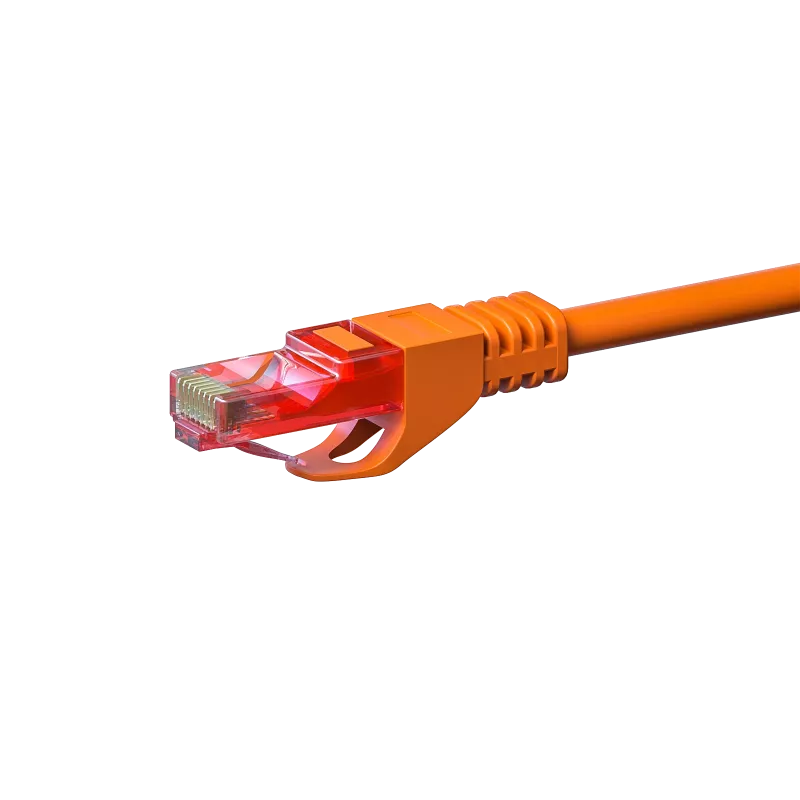 DSIT CAT6 cable de red 100% cobre - U/UTP - 7,5 m - naranja (DC-66-075)