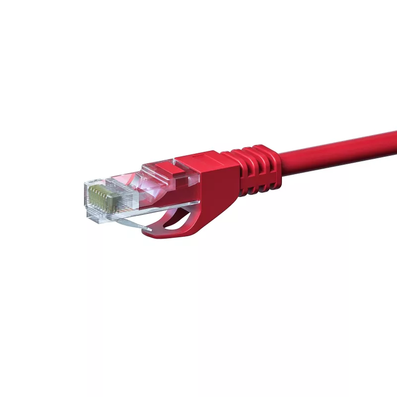 Cable de red DSIT DC-55-500 CAT5e U/UTP, 50 m, rojo, 100 % cobre