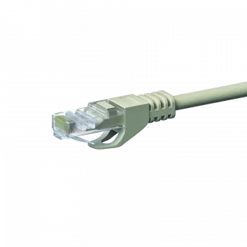 Cable de red patch DSIT CAT 5e U/UTP, 0,25 m, gris, CCA, RJ45