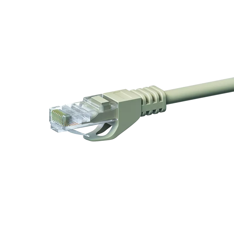Cable de red patch DSIT CAT 5e U/UTP, 0,25 m, gris, CCA, RJ45