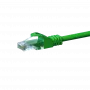 Cable de red patch DSIT CAT 5e U/UTP, 0,5 m, verde, CCA, RJ45