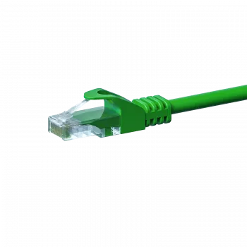 Cable de red DSIT CAT 5e U/UTP, 2 m, verde, CCA, RJ45, Gigabit Ethernet