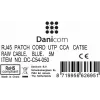 Cable de red patch DSIT CAT 5e U/UTP, 5 m, azul, CCA, RJ45 (DC-C54-050)