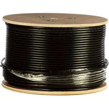 Cable exterior DSIT DANICOM CAT6 UTP 305m con conductor macizo y funda de PE (Fca) - negro