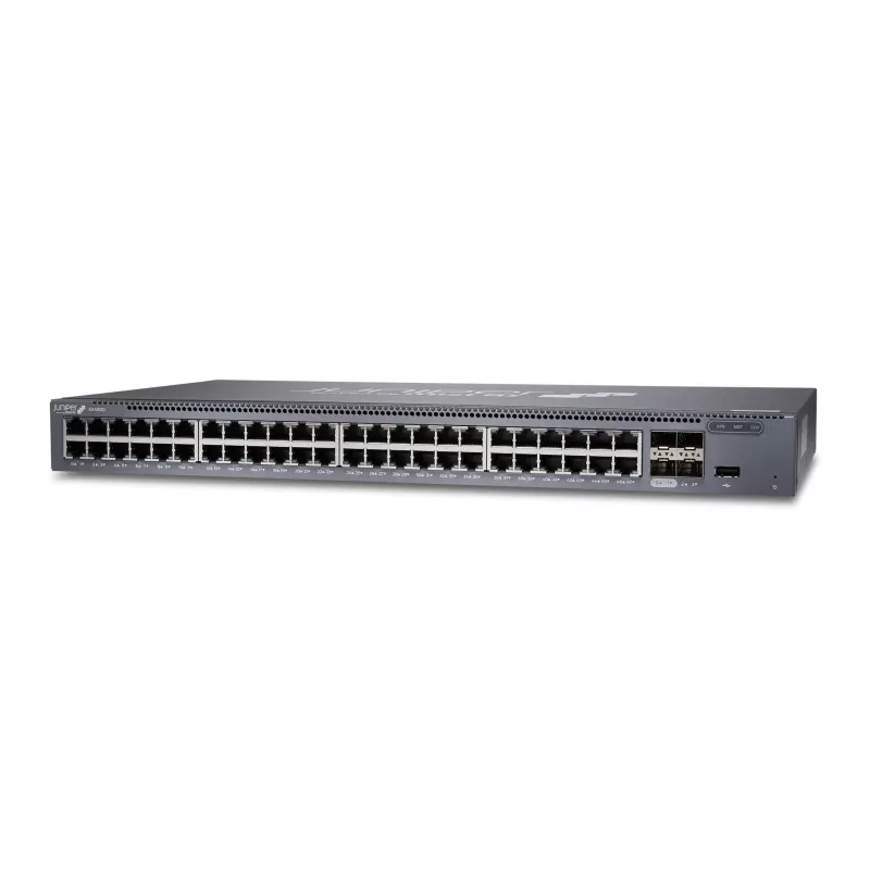 Switch gestionable L3 Juniper Networks EX4000-48T de 48 puertos 10/100/1000 con enlaces ascendentes de 10G