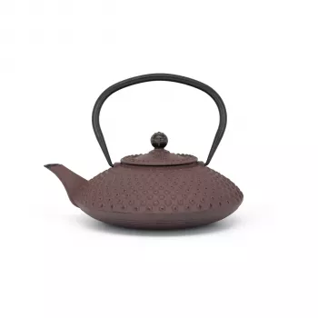 Tetera de hierro fundido Bredemeijer Xilin 1,25L berenjena