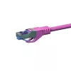 Cable de parcheo de red DSIT CAT 6a S/FTP LSOH, 15 m, rosa