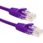 DSIT CAT6a cable patch Ethernet, U/UTP, 100% cobre, 1m, violeta (DC-U6A8-010)