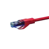 DSIT CAT6a U/UTP 100% cobre cable patch 5m rojo