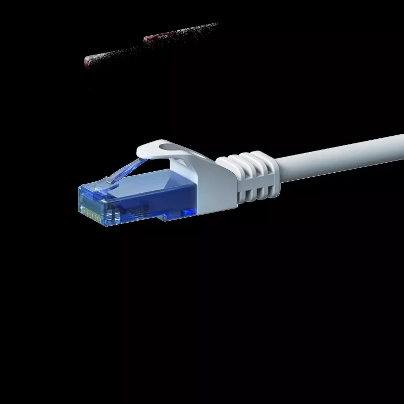 DSIT CAT6a U/UTP 100% cobre cable patch Ethernet 7,5 m blanco