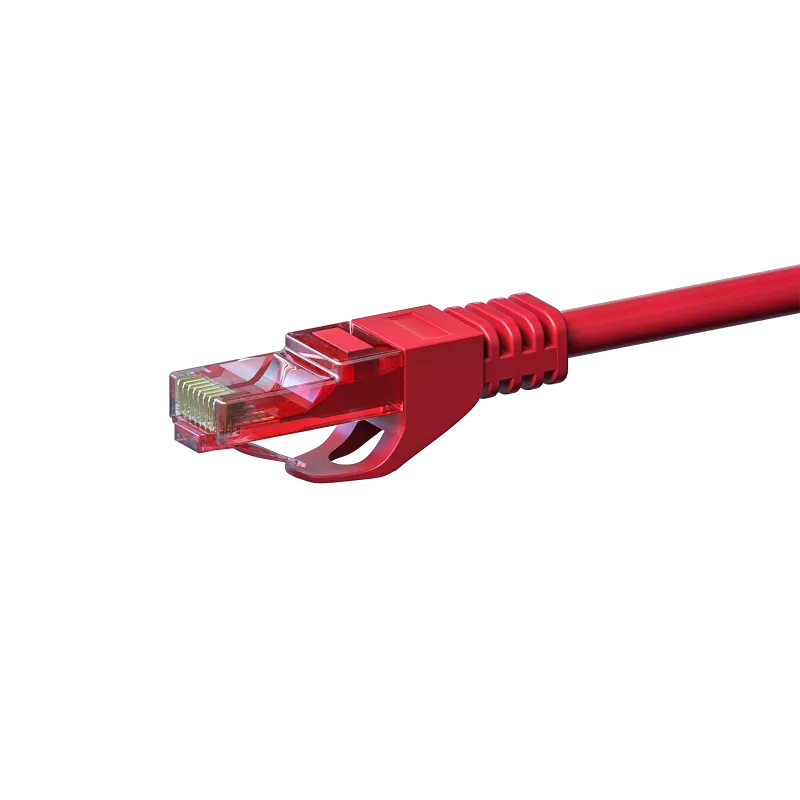 DSIT CAT6 cable de red 100% cobre - U/UTP - 3 metros - rojo (DC-65-030)