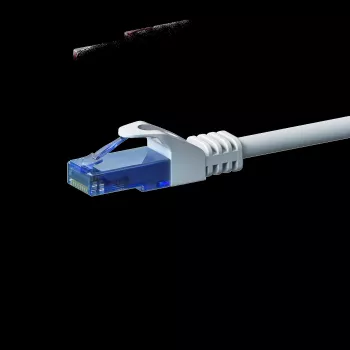 DSIT CAT6a cable de red 100% cobre - U/UTP - 15 metros - blanco (DC-U6A2-150)