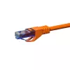 DSIT CAT6a U/UTP 100% cobre cable de red patch, 20m, naranja, RJ45, 10Gbps, 500MHz