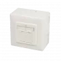 DSIT DC-Wall-Out-STP6-I Toma dual RJ45 Cat. 6/Class E apantallada de superficie, marfil