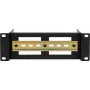 DSIT Carril DIN 2U para armarios de 10 pulgadas - profundidad ajustable (DS10-DIN-2)
