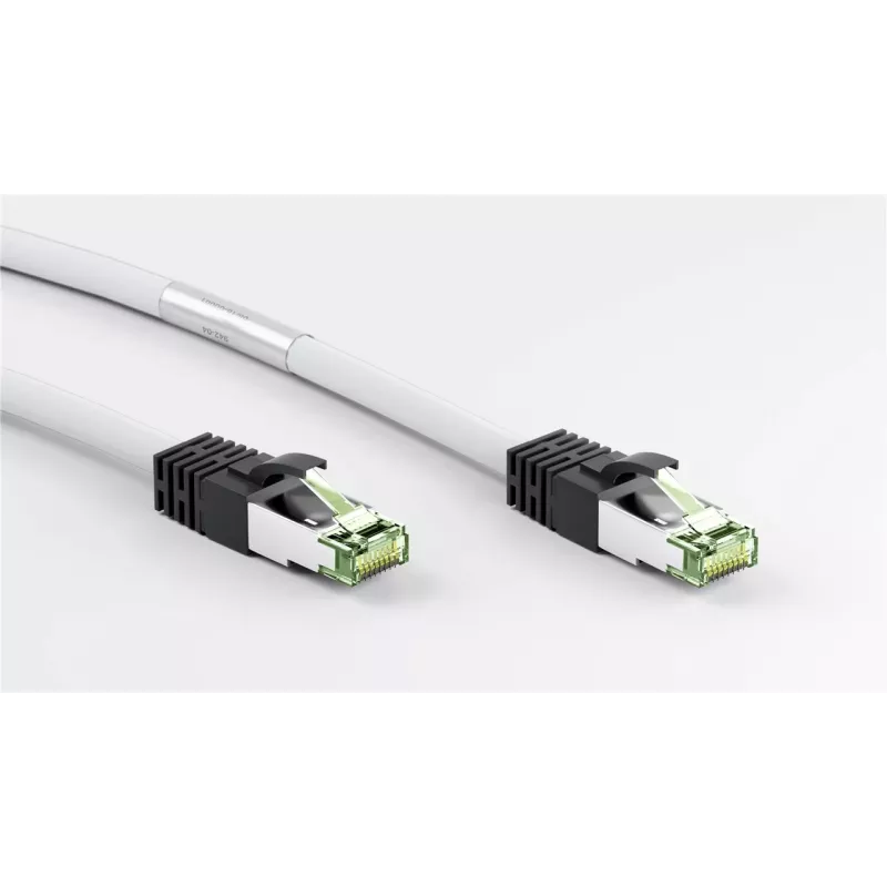 DSIT CAT 8 S/FTP PiMF Cable de red RJ45, blanco, 5 m