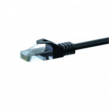 DSIT CAT 6 U/UTP Cable de red patch, 7,5 m, negro, CCA, RJ45, 1 Gbit/s, 250 MHz
