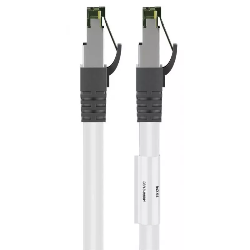 DSIT Cable de red RJ45 S/FTP PiMF CAT 8 blanco 3 m