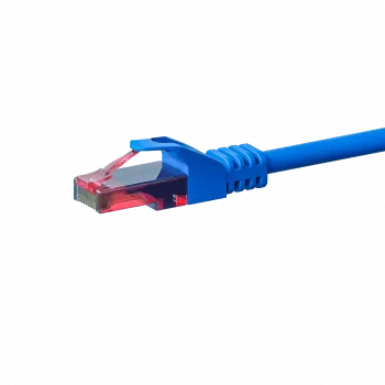 DSIT DC-64-001 Cable de red CAT6 U/UTP, 0,15 m, azul, 100% cobre