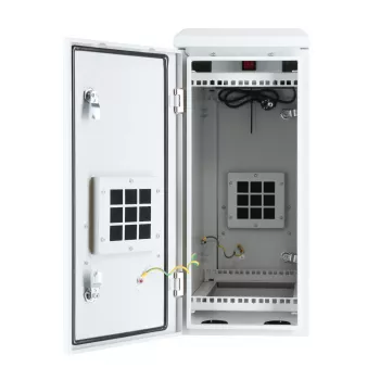 DSIT DS5606WP Armario rack de pared exterior 6U 19 pulgadas IP55, vertical, gris claro