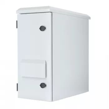 DSIT DS5606WP Armario rack de pared exterior 6U 19 pulgadas IP55, vertical, gris claro