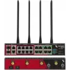 Opengear OM1304-4E Módulo serie RS232 de 4 puertos con switch Gigabit Ethernet de 4 puertos, asignación de pines X1/X2 seleccionable por software