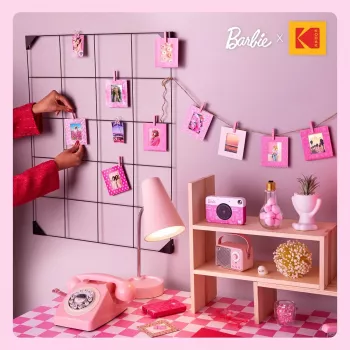 Marco de papel Kodak x Barbie para fotos de 2x3 pulgadas, 10 uds. (RODB2X3FRSQ)
